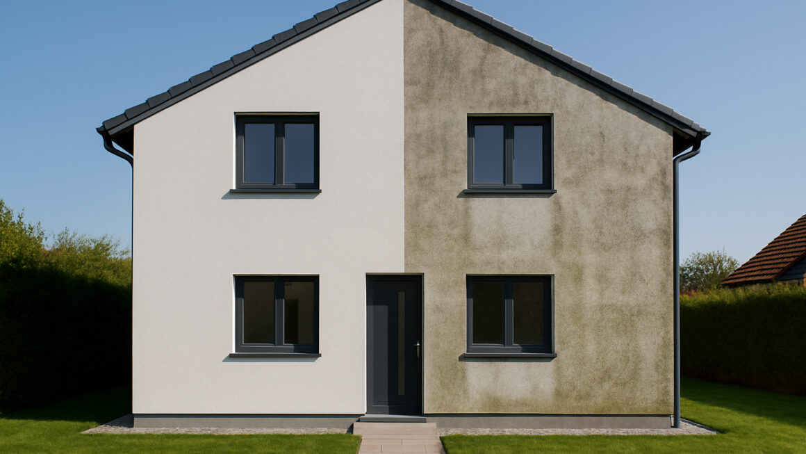 Ako na čistenie silikónovej omietky?